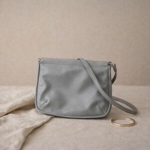 Matt & Nat Grey Frame Bag Pop Top Vegan Crossbody